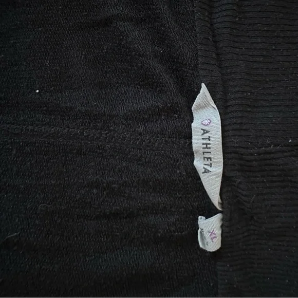 Athleta Black Open Front Cardigan Wrap – Size XL - Picture 2 of 3
